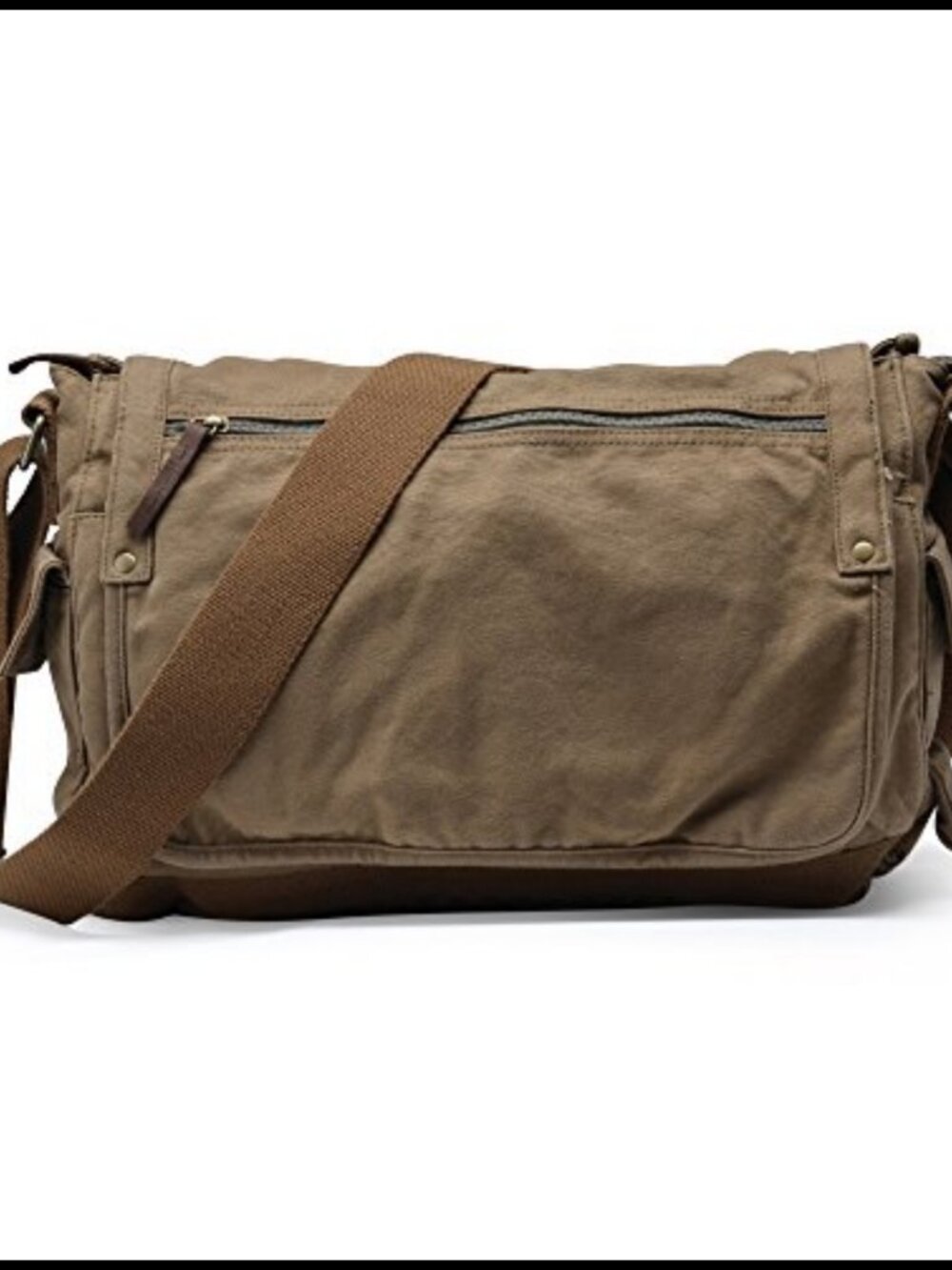 Canvas Messenger Bag Cross Body Shoulder Satchel Vintage Satchel 15.6 Laptop